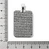 Tibetan Style Alloy Pendant Cabochon Settings X-TIBEP-N003-02AS-4