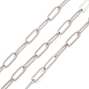 Brass Paperclip Chains KK-CBAC547-02P-1
