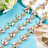 1 Yard Glass Rhinestone Chains DIY-WH0061-027G-4