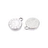 Rack Plating Alloy Enamel Pendants ENAM-N070-01A-01P-03-2