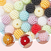 SUNNYCLUE 100Pcs 10 Colors Resin Imitation Pearl Beads RESI-SC0003-10-3