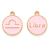 Alloy Enamel Pendants LS-ENAM-S124-01A-09K-1