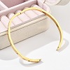 304 Stainless Steel Rhinestone Bangles for Women X-BJEW-Z092-05G-4