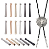 12Pcs 6 Colors Alloy Cord End FIND-ME0001-10-1