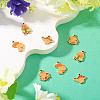 8Pcs 4 Styles 304 Stainless Steel Enamel Pendants STAS-TA0003-36-4