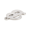 Non-Tarnish 201 Stainless Steel Pendants STAS-L244-04B-P-3