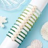 12Pcs Dyed Synthetic Turtle Bracelets BJEW-JB13502-01-5