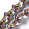 Handmade Porcelain Ceramic Beads Strands PORC-Q265-006C-1