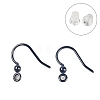 Hypoallergenic Bioceramics Zirconia Ceramic Earring Hooks EJEW-C111-09E-1