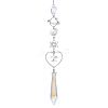 1Pc Alloy Planet Moon Hanging Ornaments AJEW-CN0001-06-1