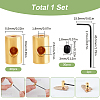 1 Set Brass Pin Locks with Wrench TOOL-SC0001-61G-2