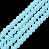 Imitation Jade Solid Color Glass Beads Strands LS-EGLA-A034-J2mm-MD04-2