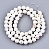 Natural Magnesite Beads Strands G-S373-003-6mm-2