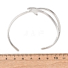Ocean 304 Stainless Steel Starfish Open Cuff Bangles for Women SA-CBABC9E-04P-3