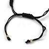 Adjustable Nylon Cord Braided Bead Bracelet LS-EJEW-H118-01G-4