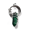 Synthetic Malachite Pointed Pendants G-I0322-03P-01-3