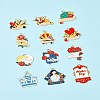24Pcs 12 Styles Mother's Day Theme Alloy Enamel Pendants ENAM-FS0002-77-9