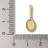 Rack Plating Brass Micro Pave Cubic Zirconia Pendants KK-A229-22G-3