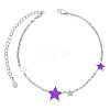 SHEGRACE 925 Sterling Silver Link Anklets JA56E-1