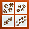 MAYJOYDIY US 1 Set PET Hollow Out Drawing Painting Stencils DIY-MA0002-52D-5