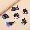 Alloy Enamel Brooch PW-WG02615-01-2