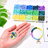 2250Pcs 15 Colors Handmade Polymer Clay Beads CLAY-YW0001-25A-7