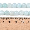 Natural White Jade Bead Strands G-R346-6mm-17-5