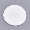 Printed Wooden Big Pendants WOOD-S048-10-2