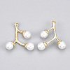 ABS Plastic Imitation Pearl Pendants KK-S348-229-2