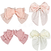 4Pcs 4 Styles Cloth Bowknot Alligator Hair Clips PHAR-SP0001-17B-1