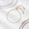Adjustable Brass Slider Bracelets BJEW-JB12327-1
