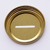 Tinplate Coin Slot Bank Lids FIND-WH0047-14A-2