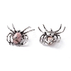 Natural Rhodonite Brooch G-A176-C16-1-2
