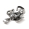 PVD Vacuum Plating 304 Stainless Steel Pendants STAS-D182-15AS-3