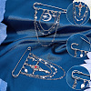 2Pcs 2 Styles Steel Brooches JEWB-BM0001-01P-7