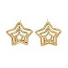 304 Stainless Steel Stud Earrings for Woman EJEW-V003-02G-01-1