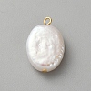 Natural Baroque Keshi Pearl Pendants KK-CJC0025-001G-09-1