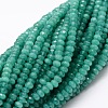 Dyed Natural Malaysia Jade Rondelle Beads Strands G-E316-2x4mm-29-2
