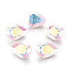 K9 Glass Rhinestone Cabochons RGLA-G015-A02-001AB-1