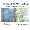 Waterproof PVC Colored Laser Stained Window Film Adhesive Stickers DIY-WH0256-070-8