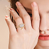 1Pc Brass Cuff Rings RJEW-LP0005-11-3