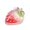 Gradient Color Transparent Resin Imitation Fruit Cabochons RE-CBA7537-02-2