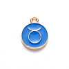 Alloy Enamel Pendants ENAM-S124-01A-02C-2