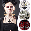 60Pcs 6 Srtyles Alloy Pendants FIND-PH0023-58-6