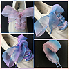 5 Pairs 5 Colors Gradient Organza Shoelaces AJEW-SP0003-10-6