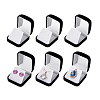 Flocking Jewelry Pendant Storage Boxes CON-WH0089-181C-6