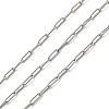 Tarnish Resistant 304 Stainless Steel Chains CHS-E031-01B-P-1