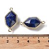 Natural Mixed Gemstone Connector Charms G-C087-02G-B-4