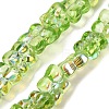 Transparent Glass Beads Strands GL-CBAAE04-02E-1