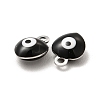 304 Stainless Steel Evil Eye Enamel Charms STAS-G302-02P-3